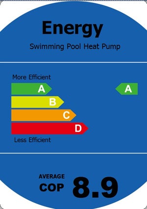 Pompe à chaleur pour piscine PAC INVERTER R32 BLANCHE 21M 20000 W