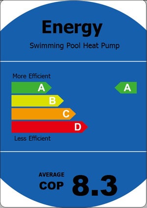Pompe à chaleur pour piscine PAC INVERTER R32 BLANCHE 10M 9500 W