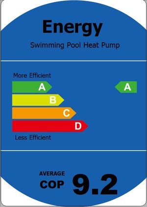 Pompe à chaleur pour piscine PAC INVERTER R32 BLANCHE 13M 12500 W