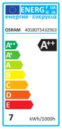 Ampoule led a filament E14, 730Lm = 55W, OSRAM