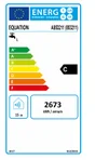 Chauffe-eau electrique horizontal mural EQUATION Titane, 200 l