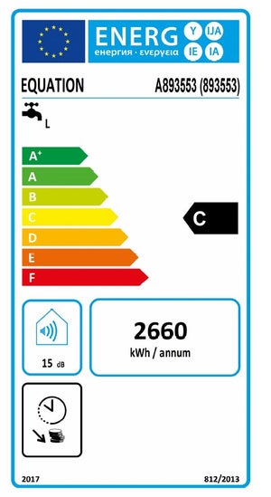 Chauffe-eau électrique vertical mural EQUATION Titane, 200 l
