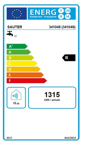 Chauffe-eau électrique plat horizontal/vertical SAUTER Guelma connecté 80l blanc