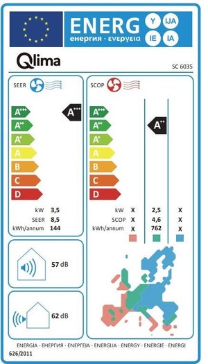 Unité extérieure pour monosplit QLIMA Sc 6035