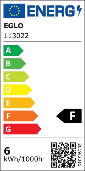 Tube led en plastique S14S, EGLO, 500 Lm 41 W blanc chaud