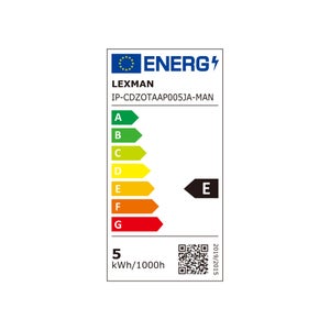 Ampoule led sphérique, connectée Enki, E14, 40W, 470 lumens, variation blancs & couleur, verre dépoli, LEXMAN