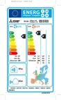 Unité intérieure de climatisateur pour monosplit MITSUBISHI ELECTRIC Msz-bt ui, 2500 watts blanc