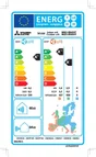 Unité intérieure de climatisateur pour monosplit MITSUBISHI ELECTRIC Msz-hr r32 ui, 4200 watts