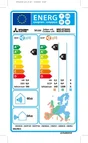 Unité extérieure de climatisateur pour monosplit MITSUBISHI ELECTRIC Msz-bt ue, 5000 watts blanc