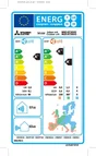 Unité intérieure de climatisateur pour monosplit MITSUBISHI ELECTRIC Msz-bt ui, 2000 watts blanc