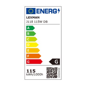 Ampoule halogène, crayon R7S, 2137lm = 133W, blanc chaud, dimmable, LEXMAN
