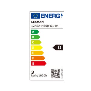 Ampoule led réflecteur GU10, 100°, 300Lm = 35W, blanc neutre, LEXMAN
