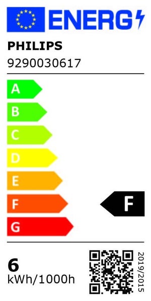 Ampoule décorative led ambré edison E27, PHILIPS, 40 W blanc très chaud