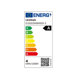Lot de 3 ampoules led,  E27, 806lm = 60W, blanc neutre, LEXMAN