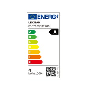 Ampoule led à filament  E27, 806Lm = 3.8W, LEXMAN