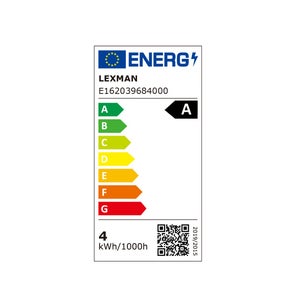 Ampoule led à filament  E27, 806Lm = 3.8W, LEXMAN