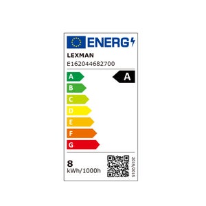Ampoule led à filament E27, 1521Lm = 7.2W, LEXMAN