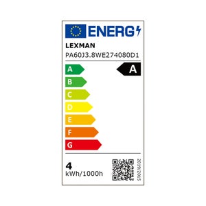 Ampoule led E27, 806Lm = 60W, blanc neutre, LEXMAN