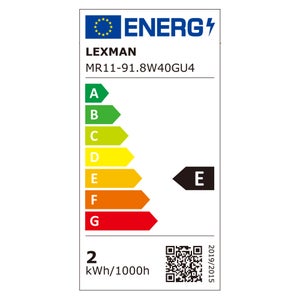 Ampoule led, réflecteur GU4, 184lm = 20W, blanc neutre, LEXMAN