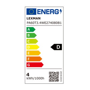 Ampoule led E27, 470lm = 40W, blanc neutre, LEXMAN