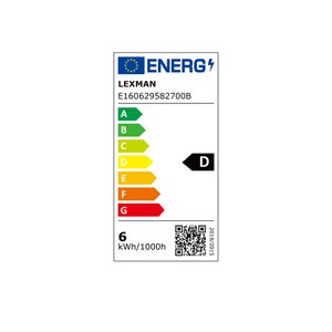 Ampoule led à filament, flamme, E14, 806lm = 60W, blanc chaud, LEXMAN