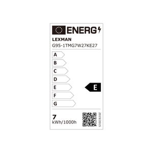 Ampoule led à filament, LEXMAN, E27 806Lm = 7W, doré