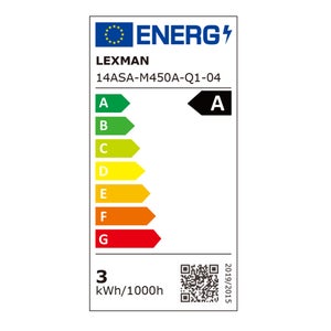 Ampoule led reflecteur gu10 2,5w=50w 450lm 100d 4000k classe a LEXMAN