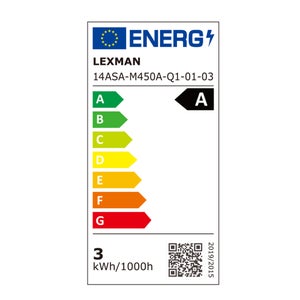 Ampoule led reflecteur gu10 2,5w=50w 450lm 100d 2700k classe a lot de 3 LEXMAN