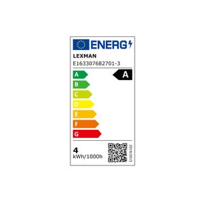 Lot de 3 ampoules led à filament classique,  E27, 806lm = 60W, blanc chaud, LEXMAN