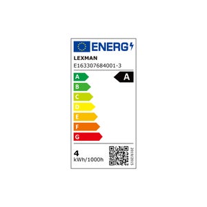 Lot de 3 ampoules led à filament classique,  E27, 806lm = 60W, blanc neutre, LEXMAN