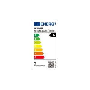 Ampoule led flamme lisse e14 2w=25w 255lm claire 4000k classe a LEXMAN