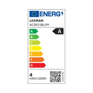 Ampoule led sphérique E14 3,8w=60w 806lm dépolie 4000k classe A LEXMAN