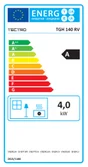 Chauffage à gaz à infrarouge TECTRO TGH 140 RV, 4.2 kW