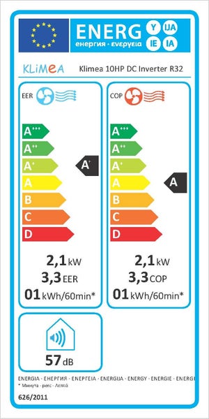 Climatiseur fixe monobloc KLIMEA 3.1 kW