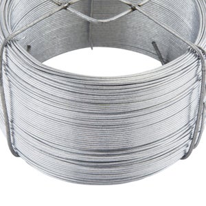 Bobine Fil Acier Galvanisé 0.7mm - 50 Mètres - Souple Et Résistant, Anti-rouille - Pour Bricolage Et Jardinage