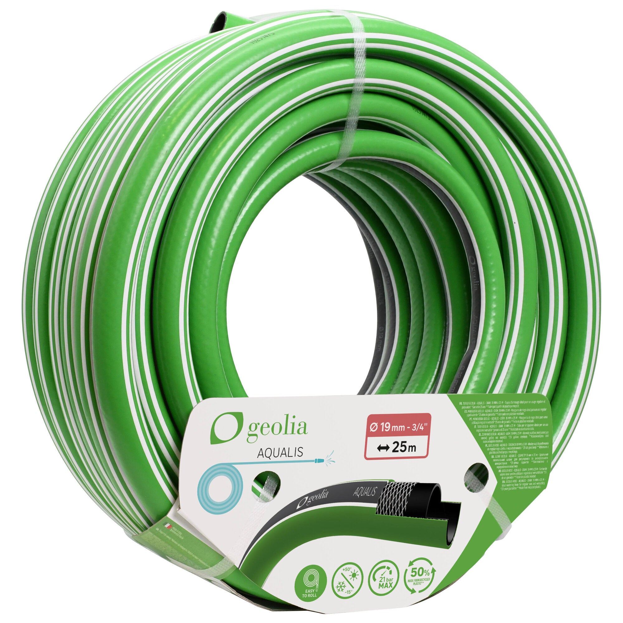BLACK DECKER Tuyau d'Arrosage 15M - Tuyau Jardinage ⌀19mm - Outillage