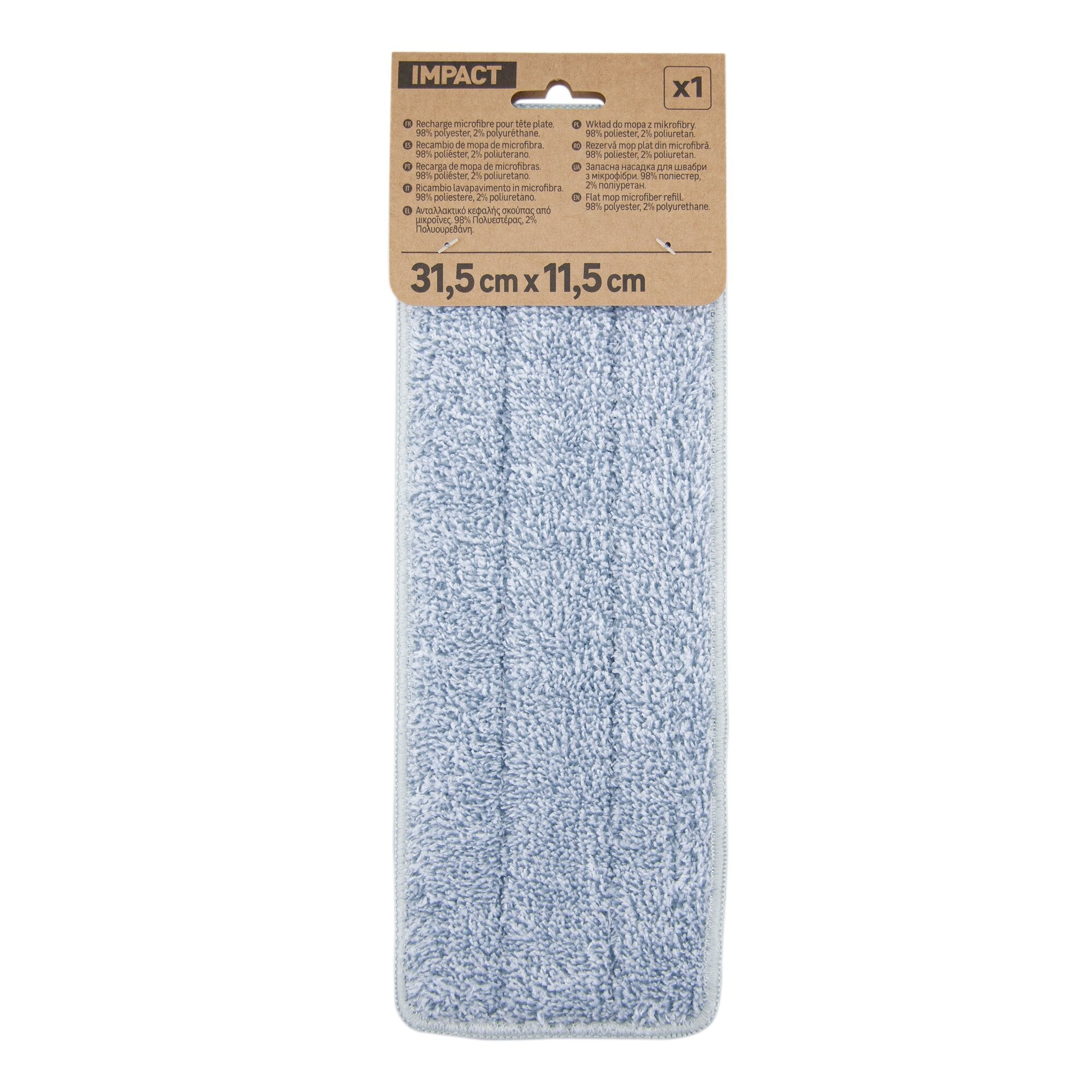 Tête De Balai Intérieur Spontex - Fibres Double Action Avec Bords Antichocs