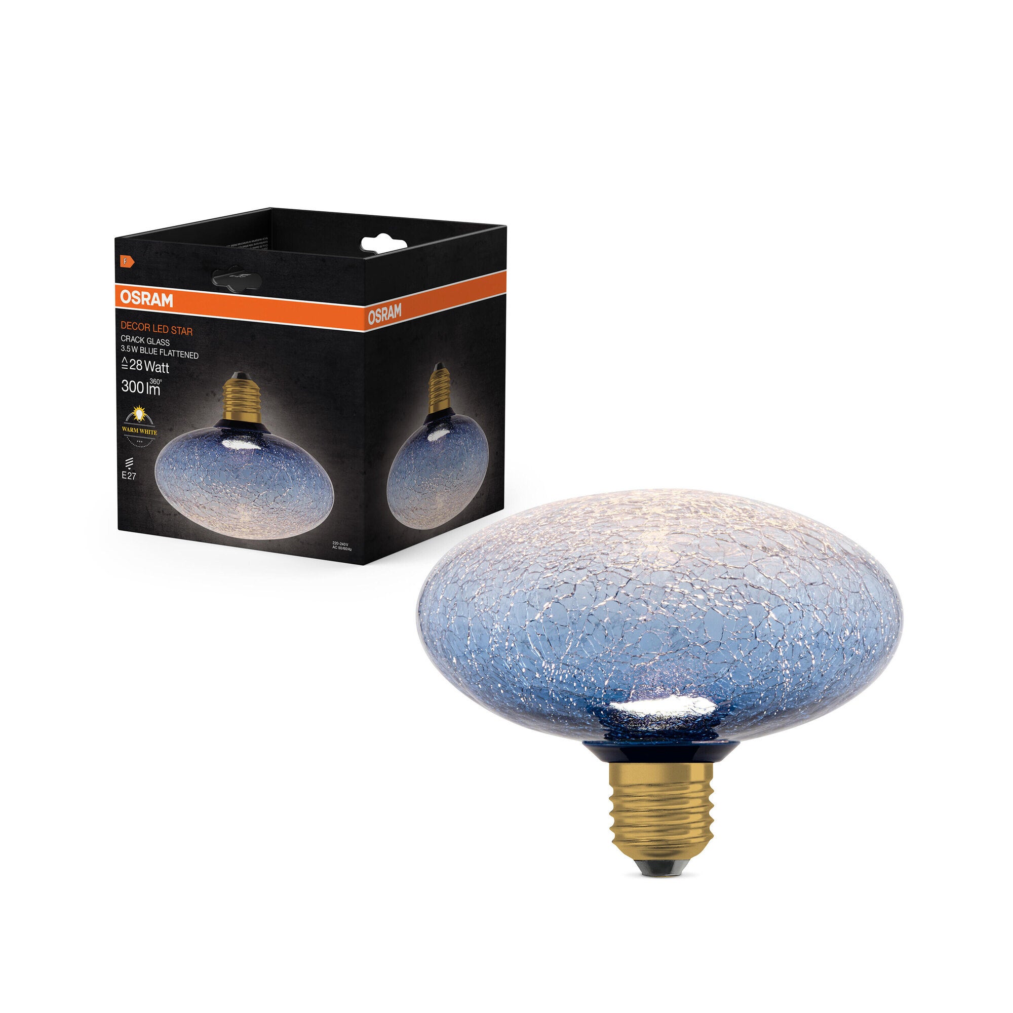 Ampoule LED bulbe douille E27, 10W 230V, blanc chaud à 4,90€ | Spots et ampoules LED 230V culot E27